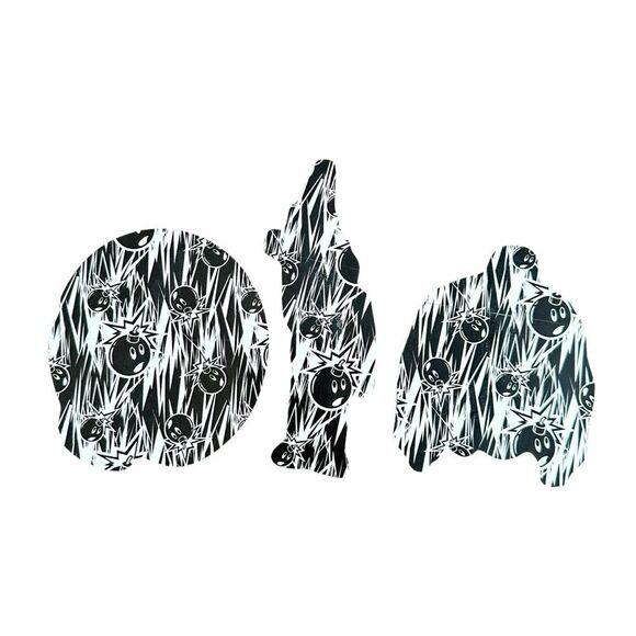 The Hundreds X Marvel Stickers Lot Of 3 Punisher Frank Castle Skull David Choe - Picture 2 of 2